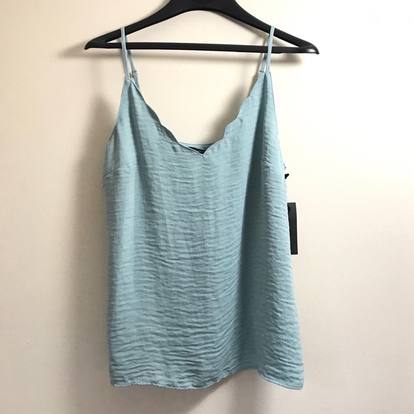 NWT Black Tape_ scalloped tank - S Black Tape - Picture 3 of 4